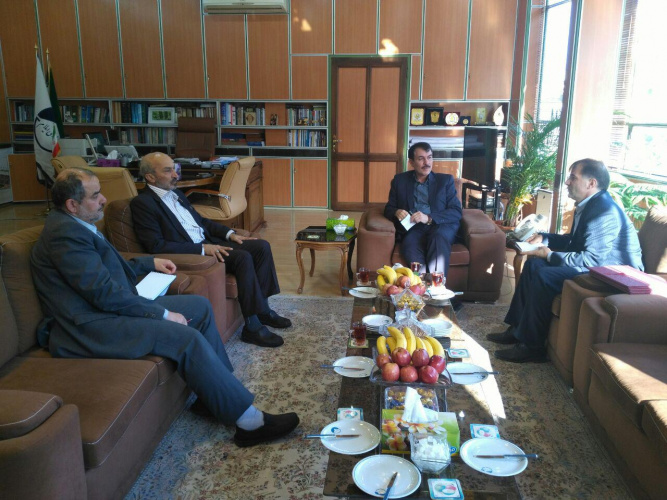 دیدار ریاست دانشگاه جامع علمی کاربردی کشور با استاندار ایلام